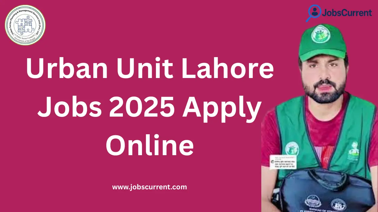 Urban Unit Lahore Jobs 2025